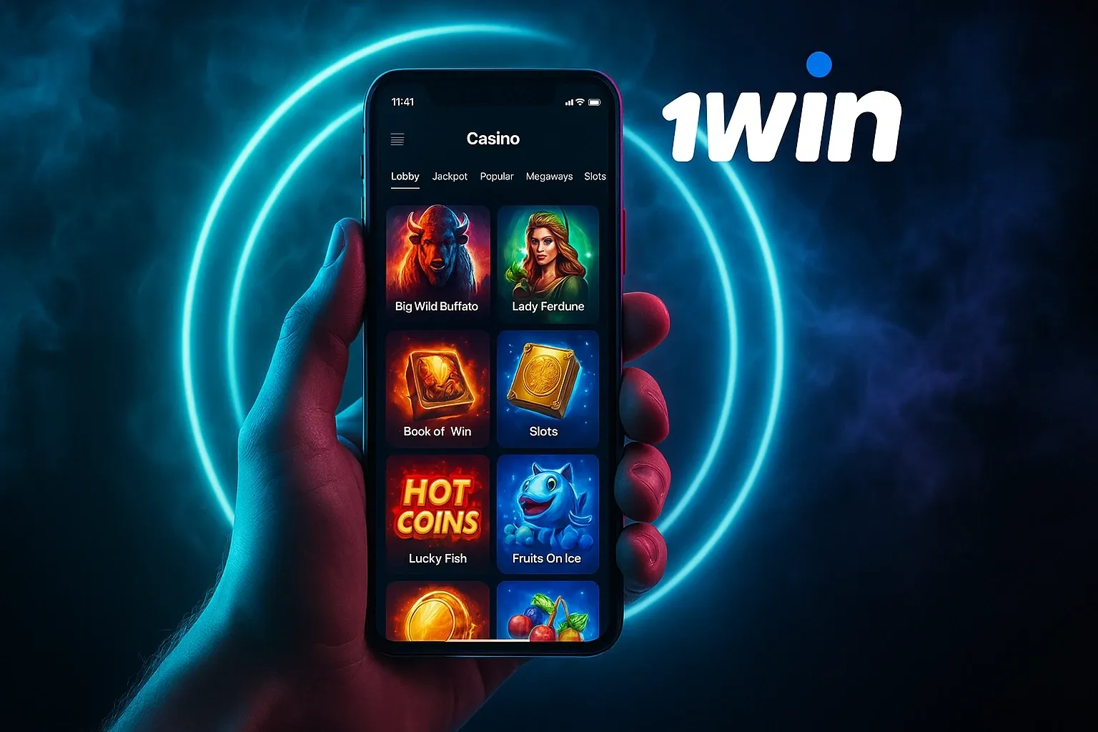 Авторизация, вход в 1Вин казино